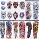 thumbnail image 5 of Tatuaje Temporal de Medio Brazo NikouMX 8 Hojas Adhesivo Impermeable, 5 of 8