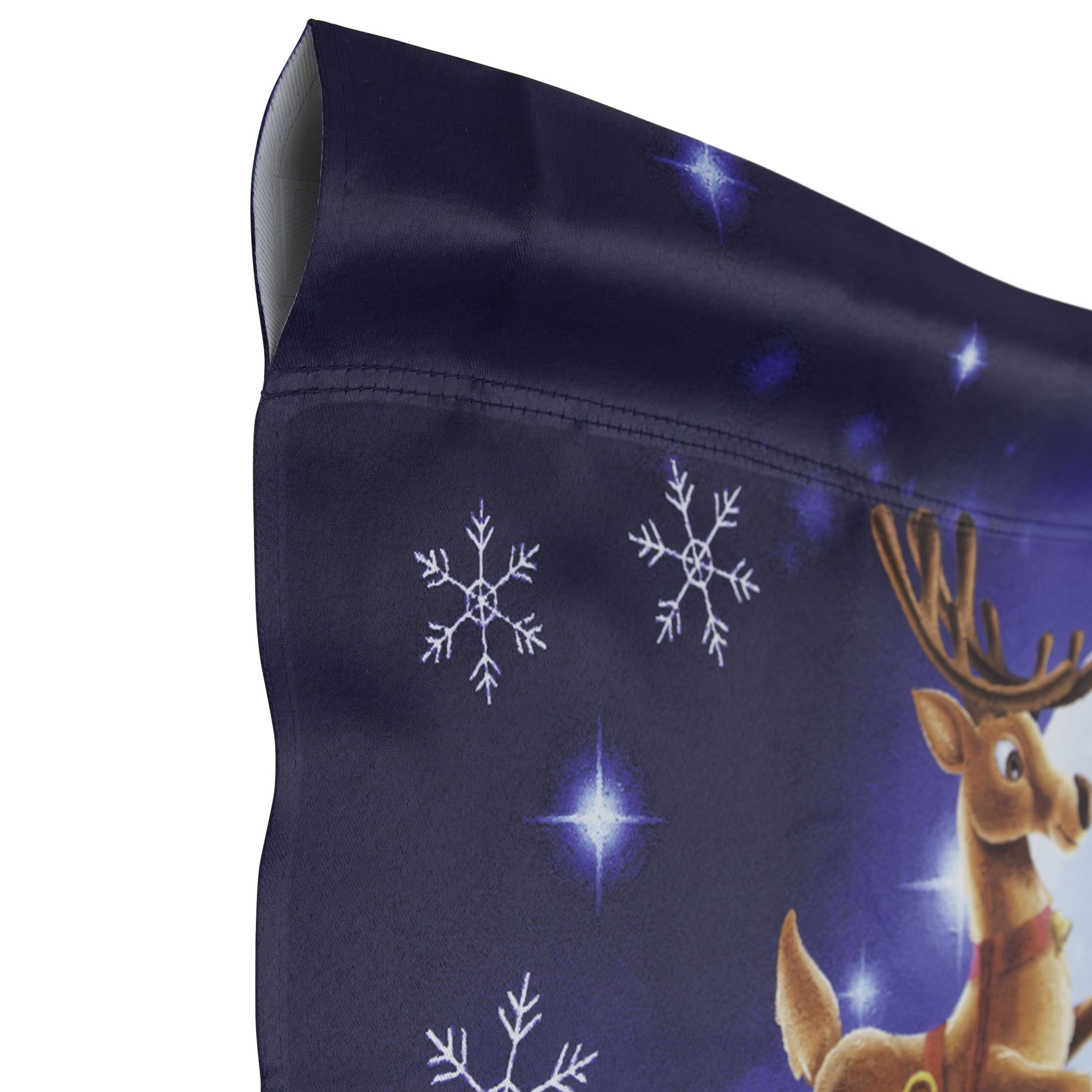 Santa and Reindeer Sleigh Ride Outdoor House Flag 28" x 40"