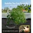 thumbnail image 3 of 4 Panels Cucumber Trellis for Raised Bed, Rustproof A-Frame Garden Trellis, Foldable Trellis for Climbing Plants Outdoor with Accessories, Raised Bed Trellis for Climbing Plants Vegetables Fruits, 3 of 7