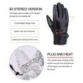 thumbnail image 2 of USB Plug Electric Heated Gloves With Touchscreen Finger For Men Women Winter Hands Warmer Thermal Gloves Windproof For Cold Weather Outdoor Activities, 2 of 9