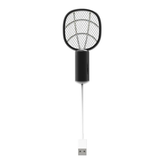 Raqueta matamoscas Mini matamoscas, práctica y versátil, con luz Negro