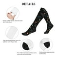 thumbnail image 5 of Honeii Galaxy Print Sports Compression Socks,Running Crew Socks,Moisture-Wicking Anti-Blister Hiking&Gym Athletic, 5 of 6