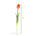 thumbnail image 2 of Vickerman 19" Artificial Orange Tulip Stem, Set of 3, 2 of 4