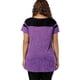 thumbnail image 5 of Sonducket Camiseta de manga corta para mujer, blusa bonita con cuello en V de Color sólido, camiseta deportiva de verano para cumpleaños, ropa de verano Prendas para la parte del cuerpo Púrpura XXL Sonducket AP011139-07, 5 of 6