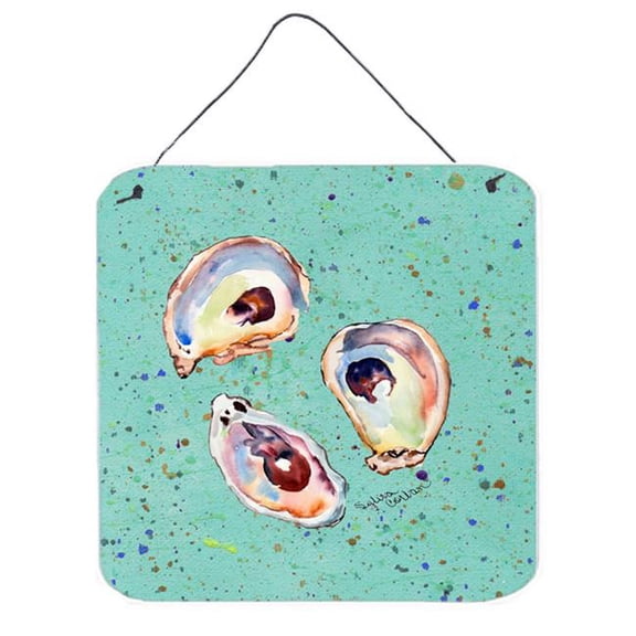 Oyster Aluminium Metal Wall or Door Hanging Prints