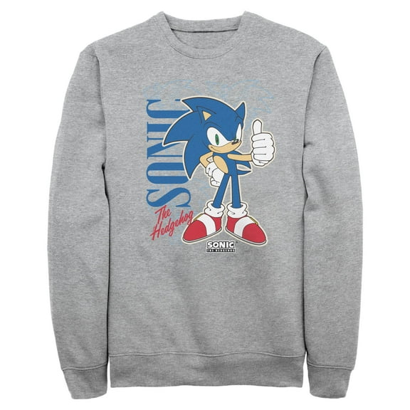 Mens Sonic the Hedgehog Thumbs Up Sweatshirt