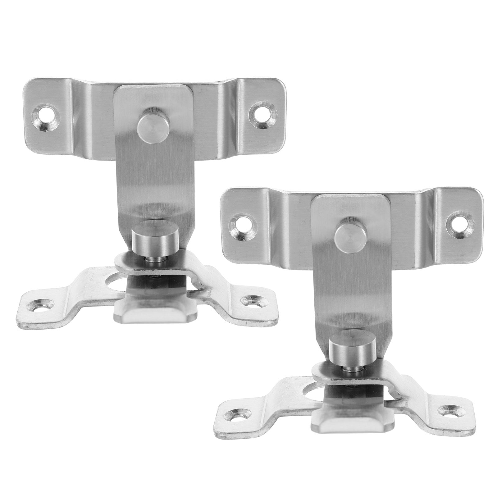 NUOLUX Lock Gate Doorlatch Fence Lock Latches Bar Boltbuckle Hasp Steel