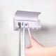thumbnail image 4 of 5 Portacepillos Exprimidor Automático De Pasta De Dientes, Dispensador De Pasta De Dientes, con Soporte De Cepillo De Dientes Montado En La Pared De Plástico Blanco Multifuncional Baño Familiar De, 4 of 5