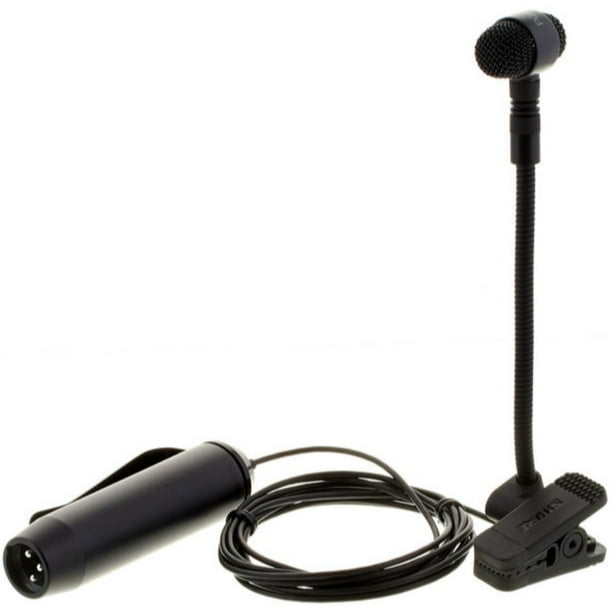 Micrófono PGA98H-XLR Shure 1 Canal Tipo Condensador, Cuello de Ganso Shure Cardioide Respuesta en Frecuencia