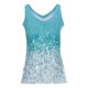 thumbnail image 4 of Tops casuales sexys con cuello en V de verano sin mangas para mujer Tops de chaleco sin mangas con estampado regular Fridja gh6989, 4 of 9