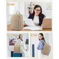 thumbnail image 5 of Lovevook Laptop Backpack for Women, Large Business Travel Work Bag Fits up 17.3" Laptop, Functional Nurse Teacher College Computer Bag Perfect Daypack, 5 of 9
