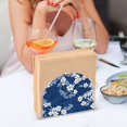 thumbnail image 3 of Yayeee Napkin Holder for Table Kitchen Paper Tissue Organization, Floral Ocean Waves, 3 of 8