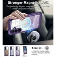 thumbnail image 2 of Dteck for Samsung Galaxy S25 Case Glitter, Compatible with MagSafe, Full Body Shockproof Phone Case with Built-in Tempered Glass Screen Protector Camera Lens Protection 6.2", Purple, 2 of 7