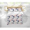 thumbnail image 1 of 3D Dibujado a mano Rosa Rosa Azul Floral Funda de edredón Set Ropa de Cama Funda Nórdica, 1 of 3