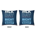 Martin Luther King Day 2025 Throw Pillows Covers 18 X 18 Square
