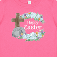 thumbnail image 4 of Inktastic Happy Easter with Cross and Flowers Boys or Girls Baby T-Shirt, 4 of 5