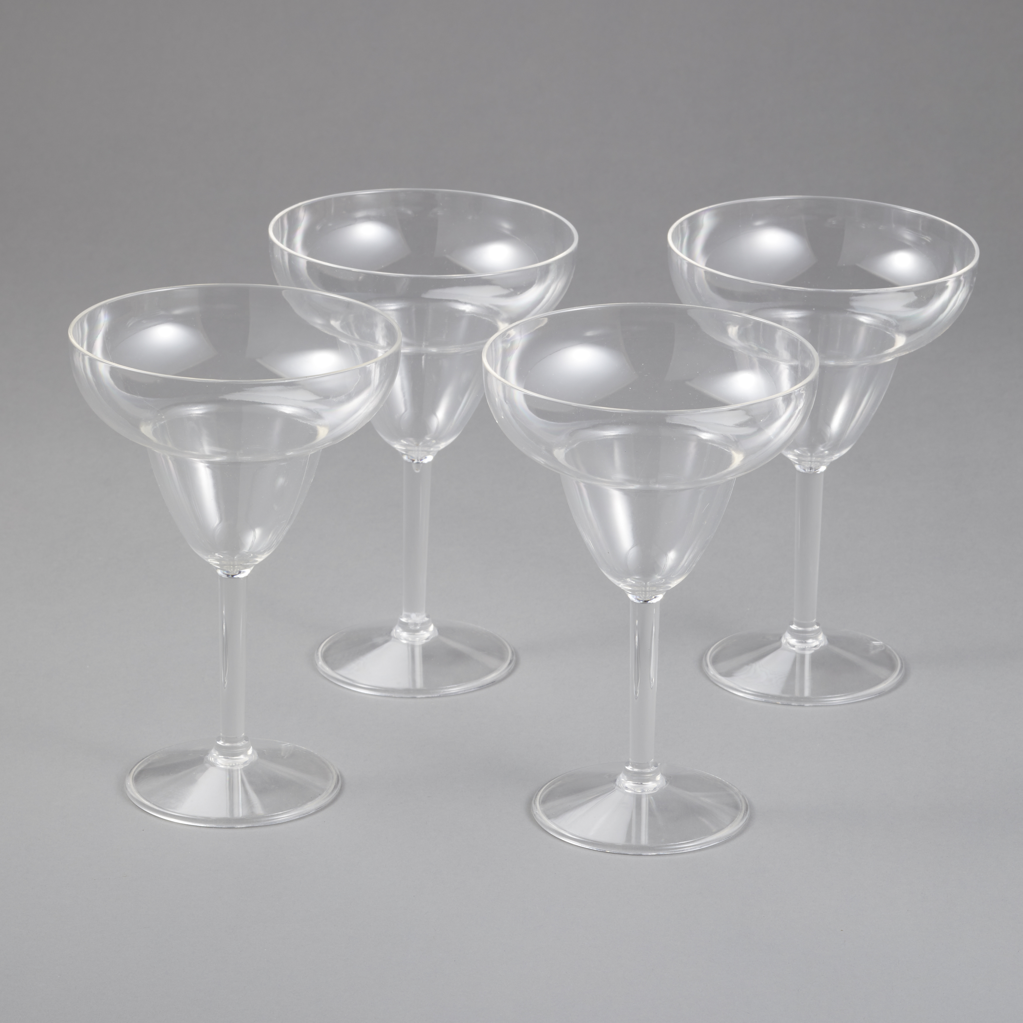 Acrylic Margarita Glasses NonBreakable Cups for Cocktails by the