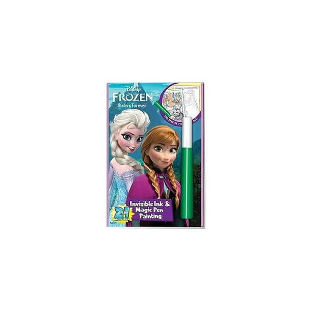 Download Disney Nbsp Frozen Nbsp Anna Nbsp And Nbsp Elsa Nbsp Sisters Nbsp Forever Nbsp Invisible Nbsp Ink Nbsp Coloring Nbsp Book Walmart Com Walmart Com