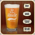thumbnail image 2 of Shop4Ever The Best Uncle In The World Laser Engraved Beer Pint Glass Promoted to Uncle (16 oz.), 2 of 4