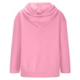 thumbnail image 4 of Abcomgle Zip Up Hoodies for Girls Size 10-12 Loose Fit Full-Zip Kids Jacket Cute Solid Girls Sweaters Trendy Winter Hooded Hoodies for Girls with Pockets, 4 of 4