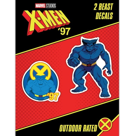 Marvel X-Men Beast Decals – Set of 2 Vinyl Stickers for Water Bottle Laptop Car Truck Waterproof Bumper Stickers XMen Decals