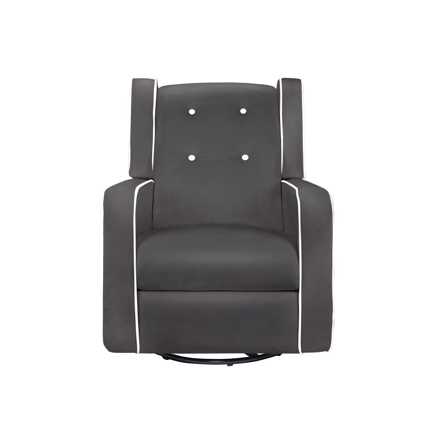 Relax and Bond with Your Baby in Style – Odelia 360° Swivel Glider Rocker Recliner for Nursery and Maternity | Plush Cushions, Gentle Rocking Motion, Soft Microfiber Upholstery - Gray