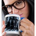 thumbnail image 2 of 3dRose, Nordic Ski Club Cyan, 11oz Two-Tone Blue Mug, 2 of 7