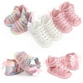 thumbnail image 7 of XIMIN Infant Girls Single Shoes Hollow Out First Walkers Lightweight Shoes Toddler Sandals Princess Shoes Toddler Flip Flops Girls Footwear (0-6 Months, Pink), 7 of 7