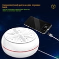 thumbnail image 2 of Mini Lavadora - Lavadora Turbo De Alta Potencia De 27 W Lavadora Portátil Multifuncional Modo Alimentado Por USB, Adecuada para Viajes, Camping, Residencias De Estudiantes, Viajes De Negocios, 2 of 7