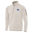thumbnail image 2 of Men's Antigua Oatmeal Orlando Magic New Logo Fortune Quarter-Zip Pullover Jacket, 2 of 3