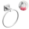 thumbnail image 1 of Anillo de toalla para baño 1 paquete, ganchos para toallero circular de baño de cocina, montaje en pared, almacenamiento resistente, acero inoxidable Zhivalor 2035037-3, 1 of 9