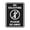 Black, variant on Portrait Round No Soliciting Please Go Away Sign (Black Gold) - Medium