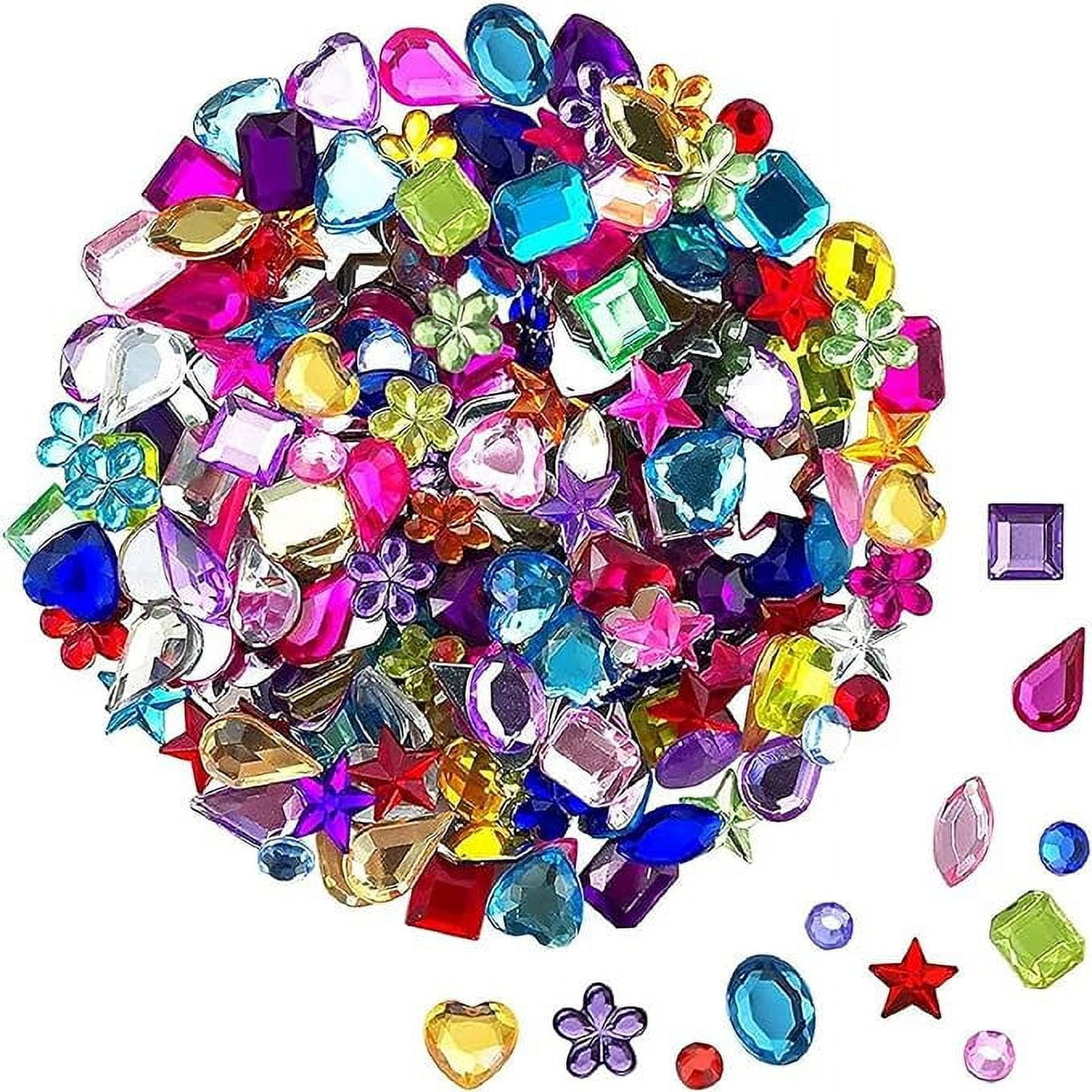 Craft Gemstone Acrylic Flatback Rhinestones Jewels for Crafting