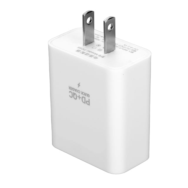 Adaptador De Carga Rápida PD Y QC 3.0, Cargador De Pared De 25 W Enchufe De EE. UU. Resistente A Altas Temperaturas Portátil Para Tabletas Para Computadoras Portátiles Para ANGGREK 25W Wall Charger