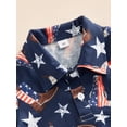 thumbnail image 5 of GXFC Toddler Baby Boys 4th of July Shirts Little Boys Summer Short Sleeve T-Shirts Independence Day Graphic Print Tops 1-6Y, 5 of 8