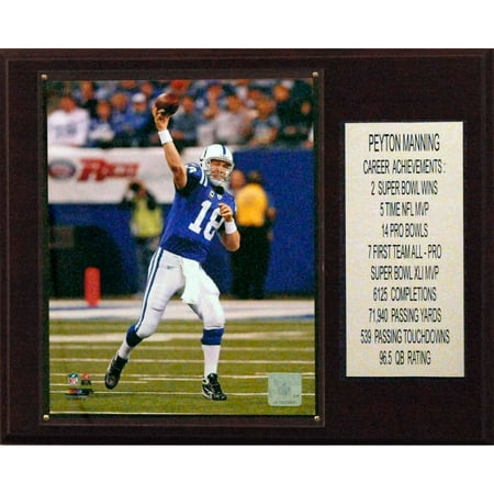 - C&I Collectables NFL 12x15 Peyton Manning Indianapolis Colts 8-Card Plaque