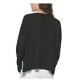 thumbnail image 2 of DKNY Womens Studded Crew Neck Pullover Sweater, 2 of 2