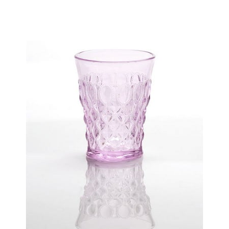 

Mosser Glass Elizabeth Tumblers Set of 4 in Rose Pink Crystal