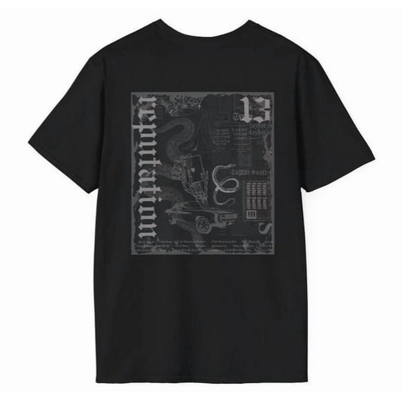 RARE Reputation Graphic T-Shirt Soft Cotton Unisex Music Tour Apparel