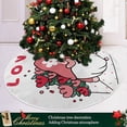 thumbnail image 6 of FMSHPON Valentine's Day Valentine's Day Cute Gnome Xmas Christmas Tree Skirt Stand Mat for Holiday Party Decoration Indoor Outdoor 48 inches, 6 of 6