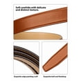 thumbnail image 4 of Catelles Camel Leather Belt, with Diamond-studded Gold Double G Alloy Automatic Buckle Elegant And Durable, For 2.8cm Width women Belt,Gift Box&Length 105cm, 4 of 11
