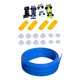 thumbnail image 4 of Kit de pista anticarrera flexible de 13 pies con ventosas, ligero para que los niños aprendan y jueguen de forma creativa, diseño de dos carriles., 4 of 10