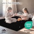 thumbnail image 4 of ODIKA 2'x3' Machine Washable Non-Slip Area Rug, Cosmic Night Sky Starry Elegant Twinkling Sophisticated High Traffic Rug with Pad, Black, 484599, 4 of 8