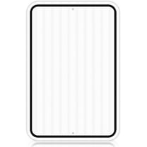 White Blank Metal Sign for Outdoor Indoor,8 x 12 Inches Rust Free Aluminum (Non-Reflective Aluminum with black border)