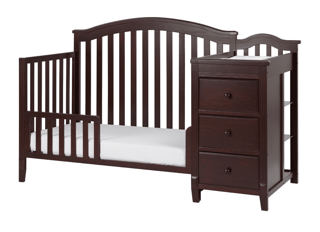 AFG Baby Furniture Kali Toddler Bed Guardrail, Espresso