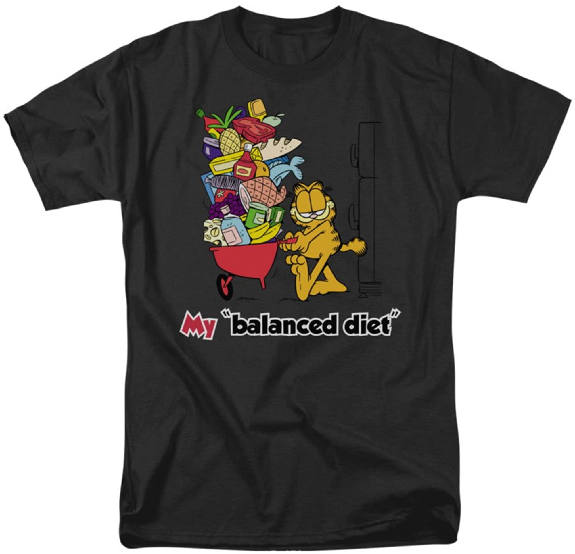 Garfield - Balanced Diet T-Shirt Size XL | Walmart Canada