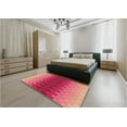 thumbnail image 5 of Ahgly Company Machine Washable Indoor Rectangle Transitional Crimson Red Area Rugs, 6' x 9', 5 of 7
