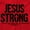 Red, variant on Jesus Strong Philippians 4:13 Bible Zip Up Hoodie Men's Women's Brisco Brands S