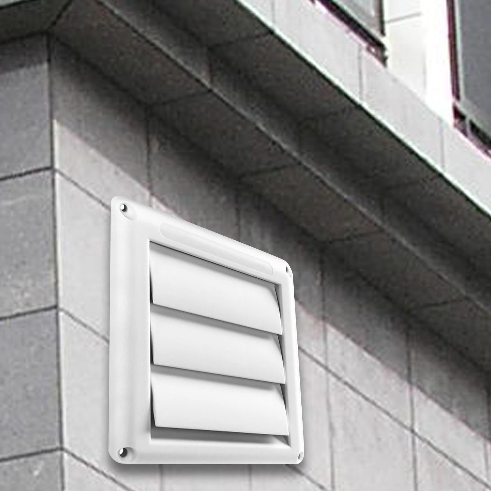 Baoblaze Dryer Vent Cover Easy Installation Grille Louvers Cover for Wall Office Home 8inch