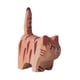 thumbnail image 4 of Colección de Esculturas de Animales Perfecl Adornos de Madera Gato Naranja, 4 of 8